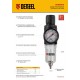 Фильтр-регулятор FR1500, 10 бар, 1500 л/мин, 1/4 Denzel (57459)