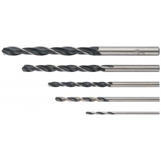 Набор сверл по металлу HSS черненых, 5 шт. (1,5-2,5-3-4-5 мм) (33851)