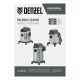 Пылесос строительный SVC15, 1200 Вт, бак 15 л, шланг 2 м Denzel (28201)
