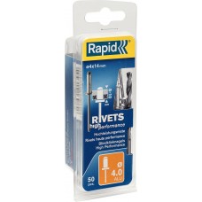 Алюминиевая заклепка 4.0 х 14 мм, 50 шт RAPID 5000385