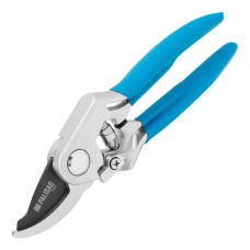 Секатор прямого реза, 205 мм, алюминиевые рукоятки в ПВХ-оболочке, LUXE Palisad (60463)