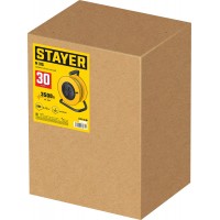 STAYER M-315, ПВС, 3 x 1.5 мм2, 30 м, 3500 Вт, силовой удлинитель на катушке (55078-30_z01)