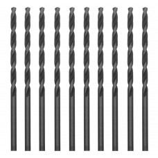 Сверло по металлу, 2.5 мм, быстрорежущая сталь, 10 шт, цилиндрический хвостовик Сибртех