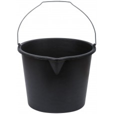 Ведро строительное пластиковое для перемешивания раствора с носиком 12 л (04087)