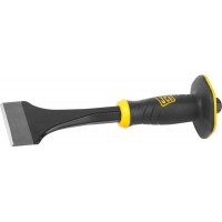 Зубило-конопатка JCB, двухкомпонентная рукоятка с протектором, CrV cталь, 275х75мм