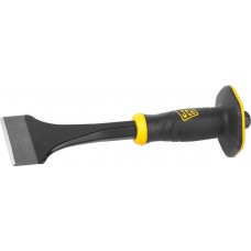 Зубило-конопатка JCB, двухкомпонентная рукоятка с протектором, CrV cталь, 275х75мм