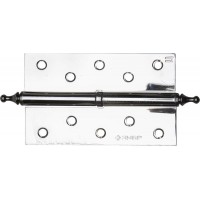 Петля карточная разъёмная правая 125?75?2.5 мм цвет хром CP 2 шт ЗУБР 37605-125-2R