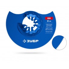 Полотно биметаллическое дисковое BIM d 85 мм, 21TPI, чистый рез: твердое дерево, цветные металлы, пластик ЗУБР StarQuick 15575-85