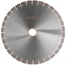 Диск алмазный сегментный по граниту, бесшумный 450 x 40 x 4.2 x 60 x 15mm KRUGO (BSG18B)