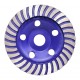 Диск алмазный шлифовальный, сегментированный турбо CUTOP, 125 x 5.0 x 20 x 22.2 мм (69-12550)