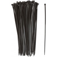 Хомуты нейлоновые для проводов, черные 100 шт., 4,8х250 мм (60355)