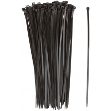 Хомуты нейлоновые для проводов, черные 100 шт., 4,8х250 мм (60355)