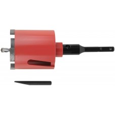 Коронка кольцевая по бетону алмазная безударная в сборе 72 мм (33476)