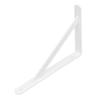 Кронштейн усиленный, 300 х 200 х 30 х 4 мм, белый Сибртех (94046)