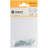 Винт с полуцилиндрич. головкой с полной резьбой оцинков. DIN 7985 5х20 6 шт.(фасовка) (27719-2)