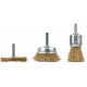 Корщетки со штифтом, набор 3 шт. ( колесо 50 мм / чашка 50 мм / венчик 25 мм ) (38563)