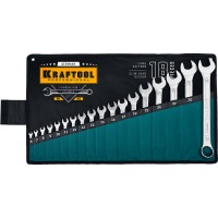 Набор ключей гаечных комбинированных 6 - 32 мм, 18 шт KRAFTOOL 27079-H18