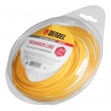 Леска для триммера квадратная, 1.3 мм х 15 м Denzel (96151)