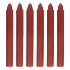 Мелки разметочные восковые красные, 120 мм, коробка 6 шт Matrix (84818)