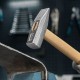 Молоток слесарный, 800 г, квадратный боек, деревянная рукоятка Россия