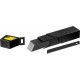 Черные сегментированные лезвия EXCEL BLACK 18 мм, 50 шт, в пластиковом кейсе + блистер, особо острые OLFA OL-LBB-50B