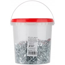 Саморезы для листовых пластин, остроконечные 4,2 х 13 (фасовка Ведро 1000 шт) (22713-7В)