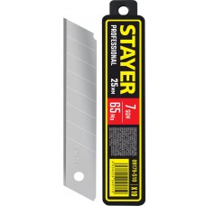 Лезвия сегментированные 25 мм, 10 шт STAYER 09179-S10