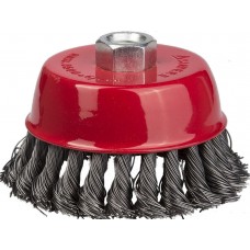 Щетка-крацовка чашечная для УШМ 65 мм, жгутированная стальная проволока 0.5 мм STAYER Professional 35128-065_z01