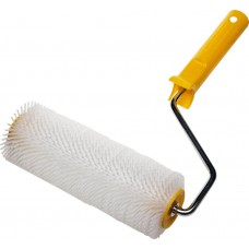 Валик игольчатый для наливных полов 75 х 200 мм, бюгель 8 мм, пластмассовые иглы, в сборе STAYER Professional 03951-20