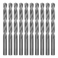 Сверло по металлу, 10 мм, полированное, HSS, 10 шт, цилиндрический хвостовик Matrix