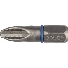 Биты торсионные PZ3, 25 мм, 2 шт ЗУБР 26013-3-25-2