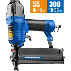 Пневматический нейлер-степлер 18Ga 2-в-1, для скоб тип 55 и гвоздей тип 300 ЗУБР Т55/300 Профессионал 31937