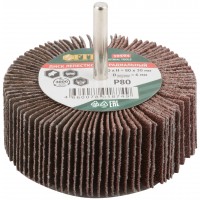 Диск лепестковый для дрели радиальный 80х30х6 мм Р 80 (39594)