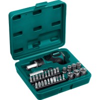 Отвертка реверсивная с насадками, 29 предм. Kompakt-29 KRAFTOOL 25556-H29