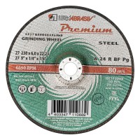 Круг зачистной по металлу, 230 х 6 х 22 мм, Премиум 