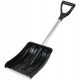 Лопата для уборки снега Актив-Авто пластиковая, укороченный съемный алюм. черенок 365х260х900 мм (68106)