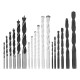 Набор сверл по бетону, металлу, дереву 3-4-5-6-8-10 мм, 18 шт, пластиковый бокс, цилиндрический хвостовик Sparta (725305)