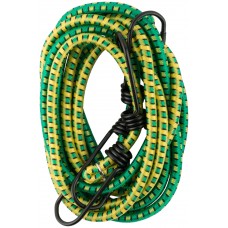 Ремни багажные резиновые, стальные крючки, 2 шт., 7х1400 мм (64895)