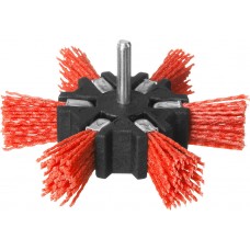 Щетка дисковая для дрели 100 мм, нейlonовая проволока ЗУБР Профессионал 35163-100_z02