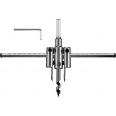 Сверло регулируемое по дереву d 40-200 мм глубина реза 30 мм ЗУБР 29440-200
