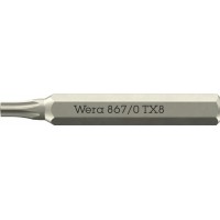 867/0 Micro TORX бита, TX 8 x 30 мм, хвостовик шестигранный 5/32