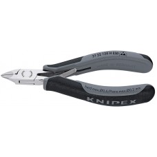 Бокорезы для электроники ESD с лезвиями из твёрдосплава, острая головка, 120 мм, 2-комп антистатические ручки (KN-7732120HESD)