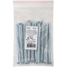 Болт сантехнический 8х100 мм DIN 571, 10 шт 31640-0