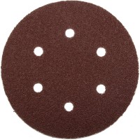 Круг шлифовальный универсальный Мастер 150 мм, 6 отверстий, Р40, 5 шт ЗУБР 35566-150-040