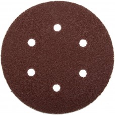 Круг шлифовальный универсальный Мастер 150 мм, 6 отверстий, Р40, 5 шт ЗУБР 35566-150-040