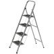 Лестница-стремянка стальная, 4 широкие ступени, Н=139 см, вес 6,7 кг (65383)