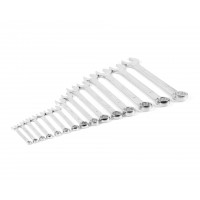 Набор ключей гаечных комбинированных 15 шт. (8-36) хромированных HORTZ