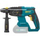 Перфоратор монтажный акк. 20 В; 0-1150 об/мин; 0-5200 уд/мин; 3 Дж; 3 реж.; SDS-PLUS; бесщеточный; реверс; рез. накл., без АКБ; кор. (79910)