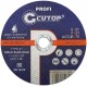 Профессиональный диск отрезной по металлу Т41-180 х 2,5 х 22,2 мм, Cutop Profi (39989т)