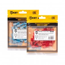 Разъем плоский полностью изолированный «мама» РПИ-М(н) 2.5-(6.3) (20 шт) (КВТ) (91034)